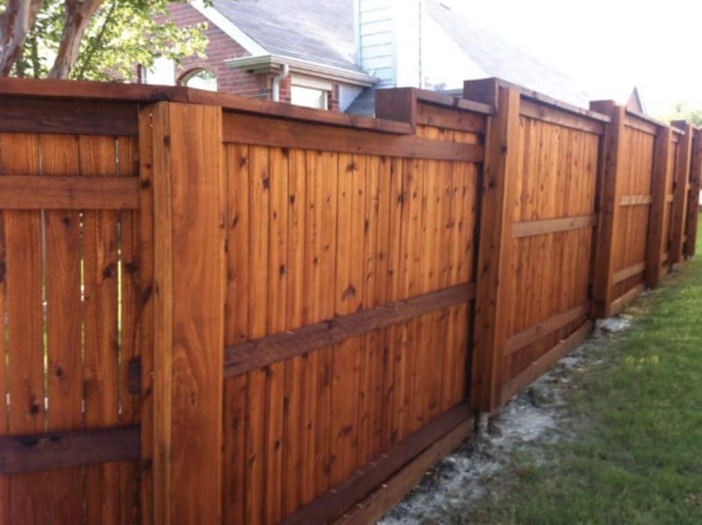 Sierra Stain Color Texas State Fence And Patio